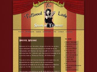 thetattooedlady.fr website preview