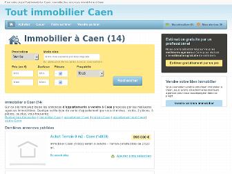 tout-immobilier-caen.com website preview