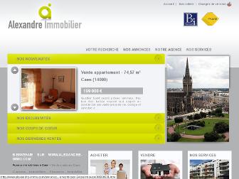 alexandre-immo.com website preview