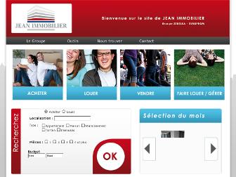 jean-immobilier.fr website preview