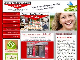 immo14cabinetlaurent.com website preview