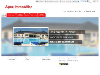 apex-immobilier.com website preview