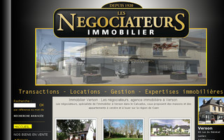 les-negociateurs.com website preview