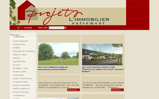 projets-immobilier.fr website preview