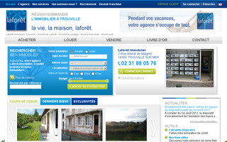 laforet-trouville.com website preview