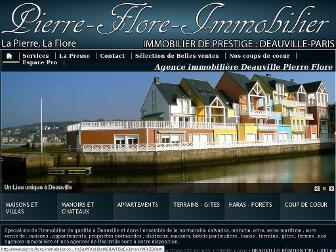 pierre-flore-immobilier.com website preview
