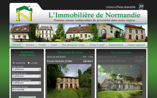 immobiliere-normandie.com website preview