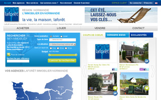 laforet-normandie.com website preview