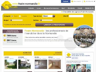 fnaim-normandie.fr website preview