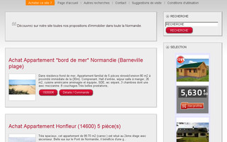 immobiliernormandie.com website preview