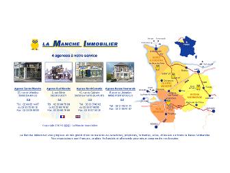 mancheimmobilier.fr website preview