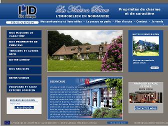 lamaisonbleue-immobilier.com website preview