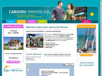 cabourg-immobilier.fr website preview
