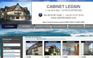 cabinet-ledain.com website preview
