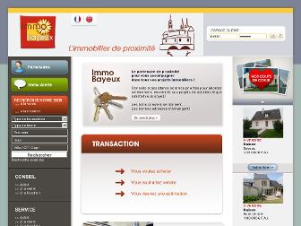 immo-bayeux.com website preview