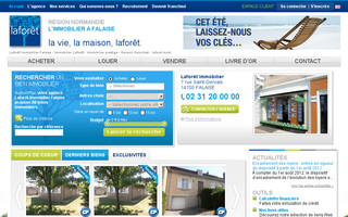 laforet-immobilier-falaise.com website preview