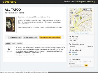 all-tatoo.advertory.fr website preview