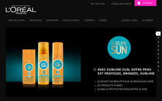 loreal-paris.fr website preview