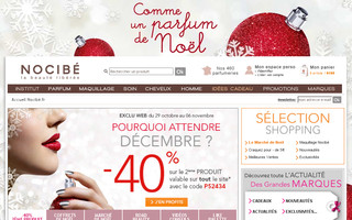 nocibe.fr website preview