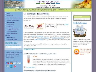 mer-morte.com website preview
