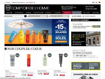 comptoirdelhomme.com website preview