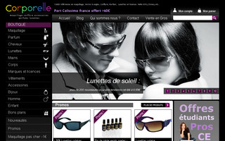 corporelle.fr website preview