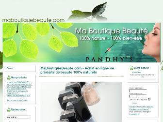 maboutiquebeaute.com website preview