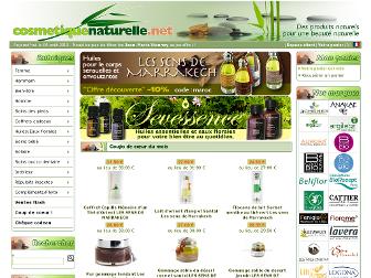 cosmetiquenaturelle.net website preview