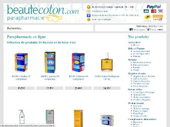 beautecoton.com website preview