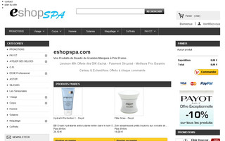 eshopspa.com website preview