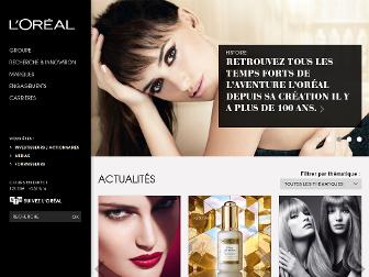 loreal.fr website preview