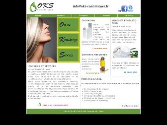 oks-cosmetiques.fr website preview