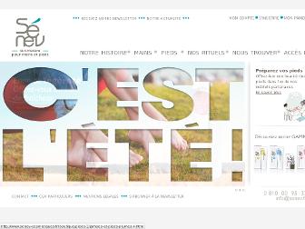 senev-cosmetiques.fr website preview