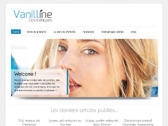 vanilline-cosmetiques.fr website preview