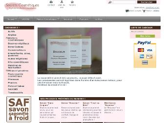 secrets-cosmetiques.com website preview