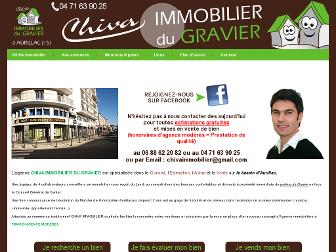 chiva-immobilier.fr website preview