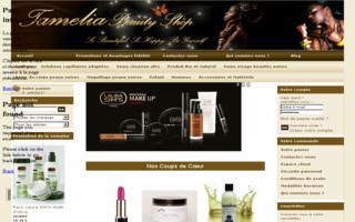 tameliabeautyshop.com website preview