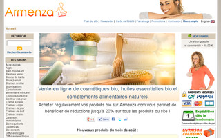 armenza.com website preview