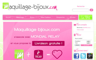 maquillage-bijoux.com website preview