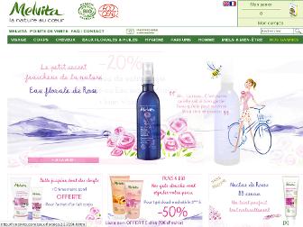 melvita.fr website preview