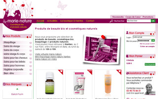 cosmetique-bio-nantes.com website preview