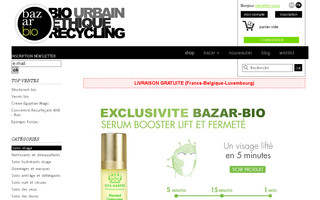 bazar-bio.fr website preview