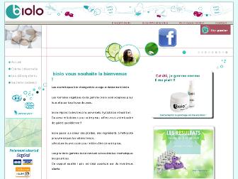 biolo.fr website preview