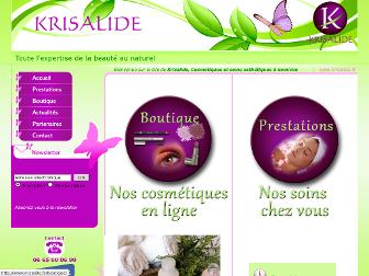 krisalide.fr website preview