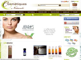 cosmetiques-naturels.com website preview
