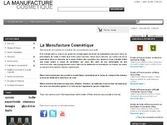 manufacturecosmetique.com website preview