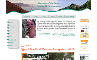 realia-cosmetic.com website preview
