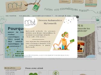 mycosmetik.fr website preview