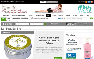bio.beaute-addict.com website preview