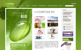 cattier-paris.com website preview